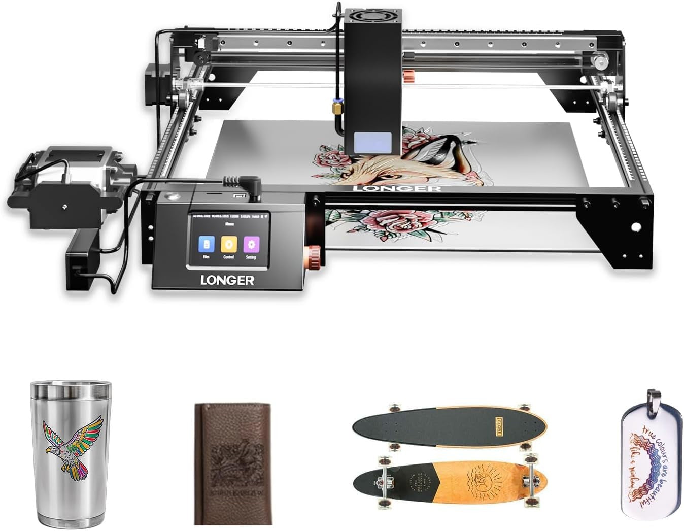 40W Laser Engraver Cutter High Speed Touch Screen DIY Metal Wood