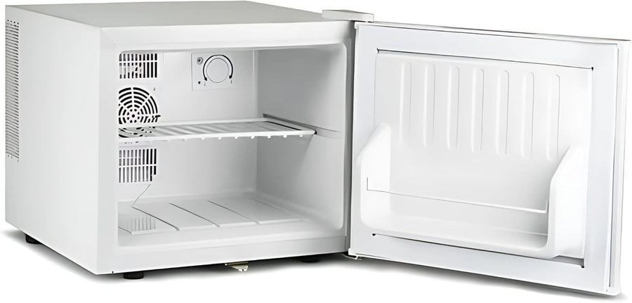 17L Mini Fridge Lockable Quiet Countertop Drinks Cooler White