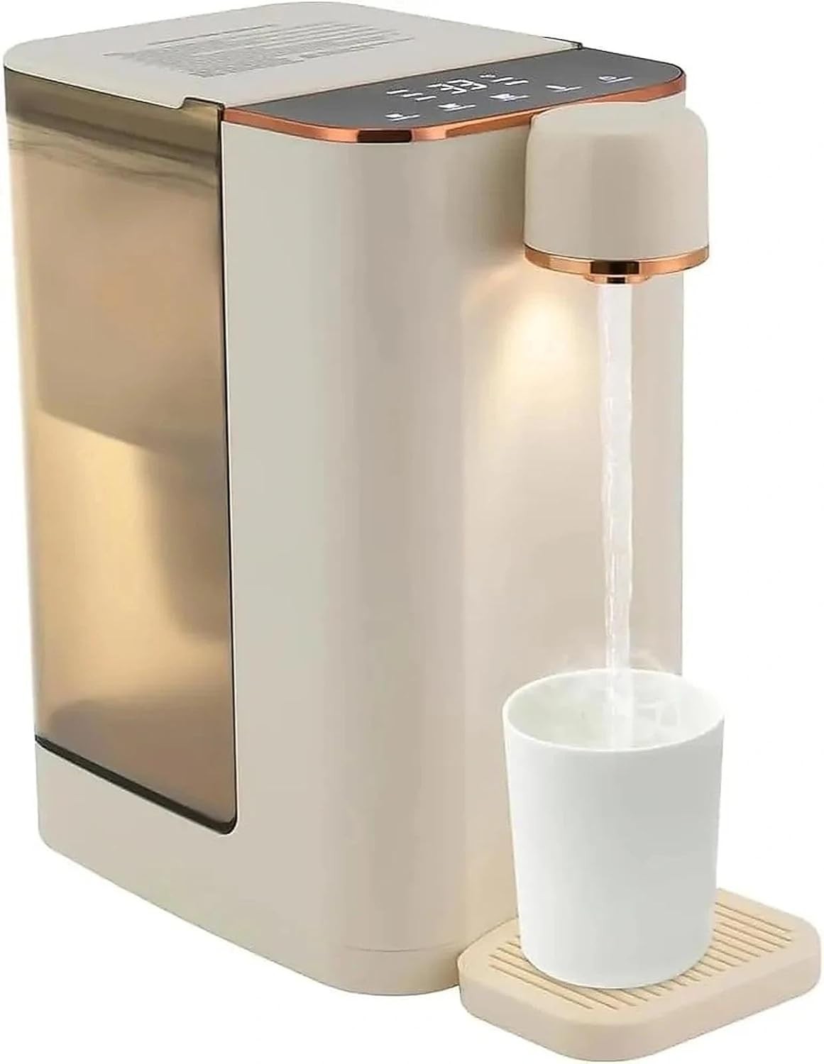 Instant Hot Water Dispenser 3L Rapid Heating Adjustable Temp Countertop Boiler