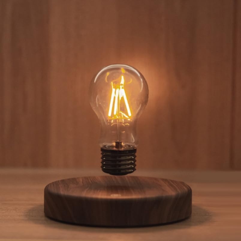 Magnetic Levitating Rotating LED Light Bulb Floating Decorative Lamp