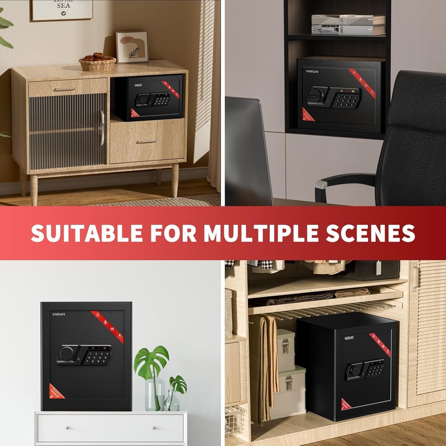 45L Digital Safe Box Electronic Keypad Security Cash Lock Safe