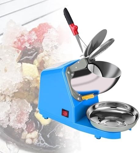 Electric Ice Crusher Slush Machine 380W Double Blade Snow Cone Maker