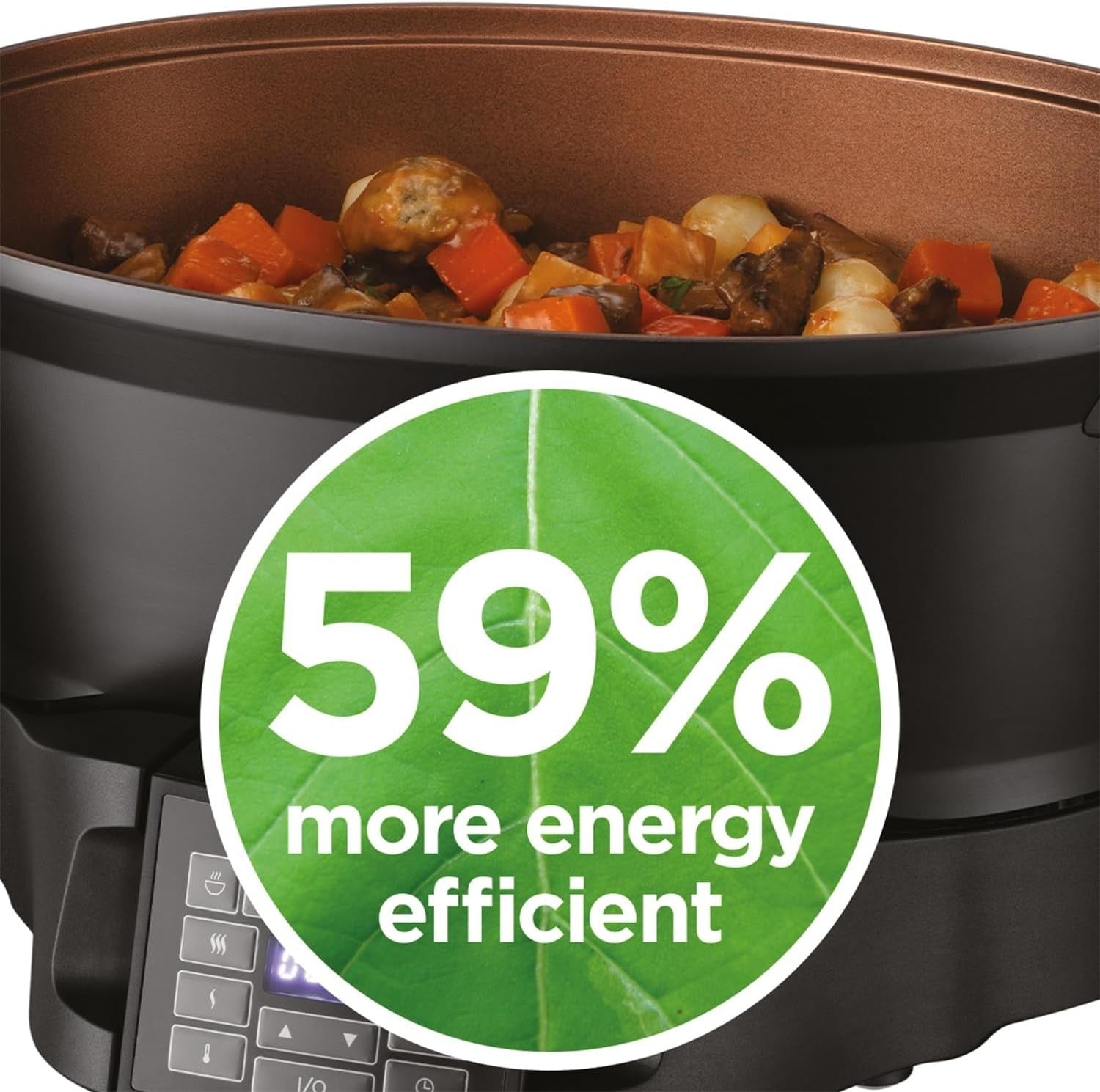 6.5L Electric Multicooker 8-in-1 Slow Cooker Steamer Sear Roast Boil Pot