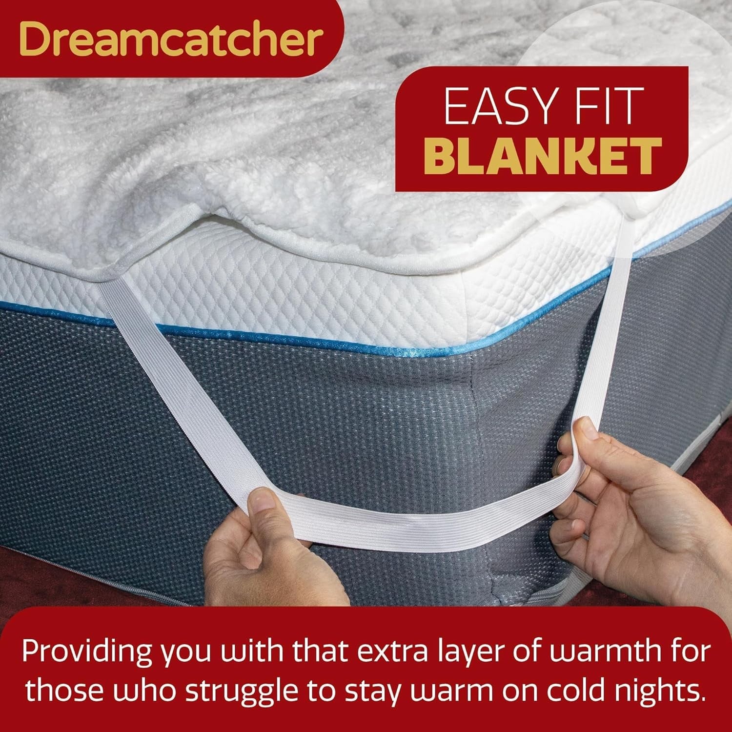 Double Electric Underblanket Fitted Mattress Cover Dual Control 3 Heat Washable