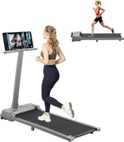 Under Desk Treadmill 2.5HP Foldable Walking Pad Home Office LED Display