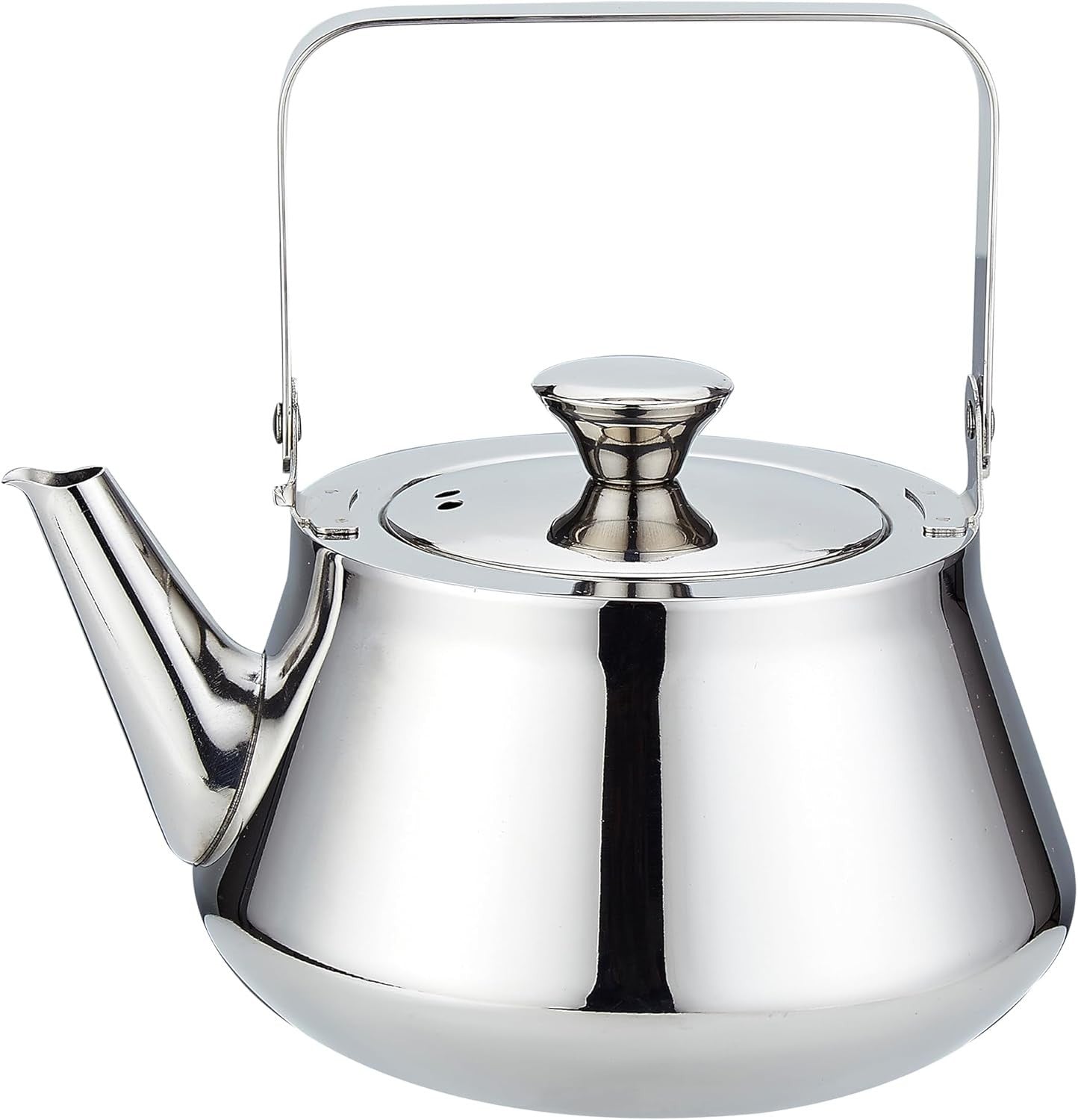 Stainless Steel Teapot 52oz 1.5L Tea Pot w/ Infuser Mirror Finish