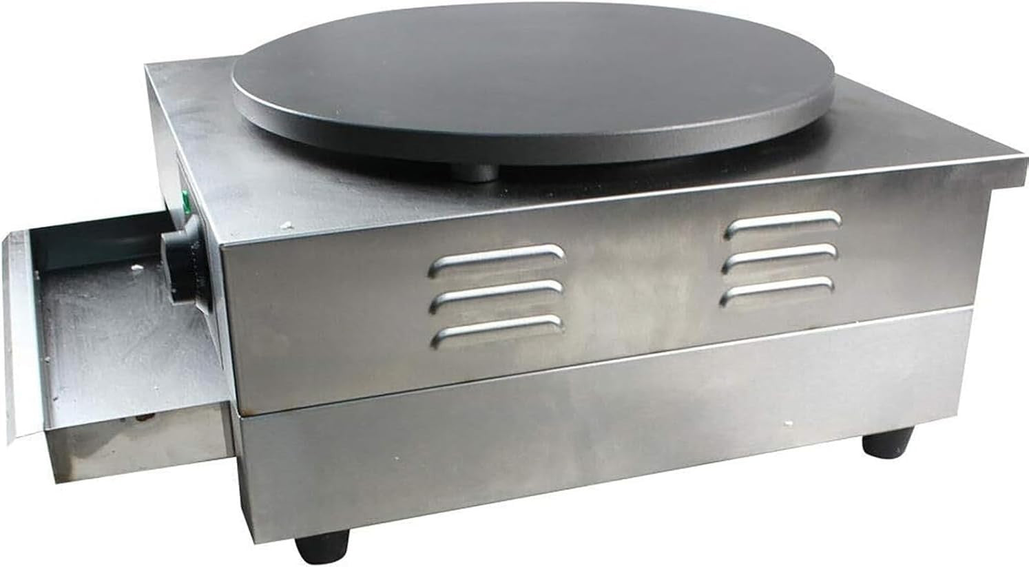 Commercial Electric Crepe Maker 3000W 40cm Non-Stick Plate | Adjustable Temp