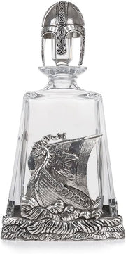 Viking Warrior Crystal Whisky Decanter Luxury Glass Bottle Display Gift