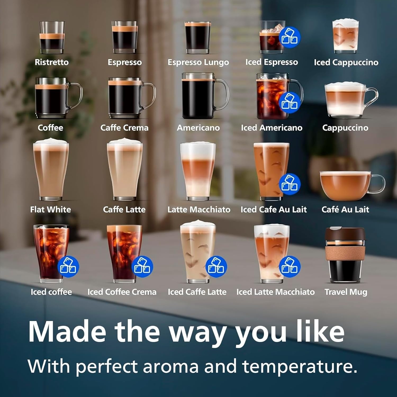 Premium Bean to Cup Coffee Machine | 20 Hot & Iced Drinks Maker