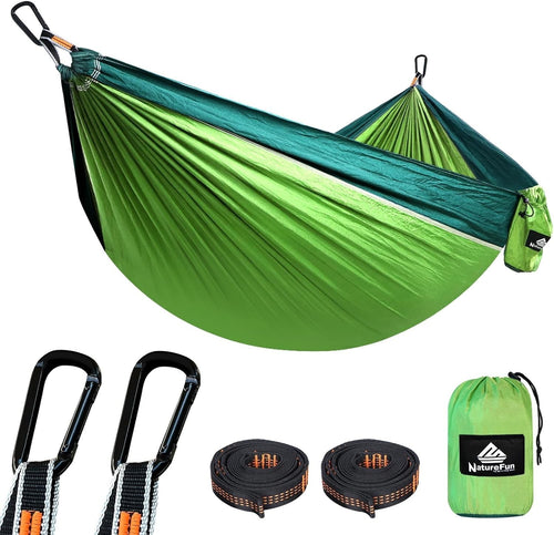 Ultra-Light Camping Hammock 300kg Load, Quick-Dry Parachute Nylon, Portable