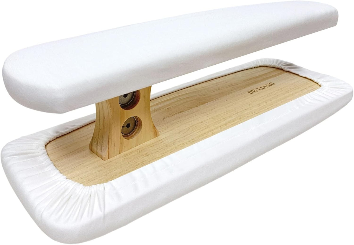 Chest & Sleeve Ironing Board Two-Sided Garment Press White Beige