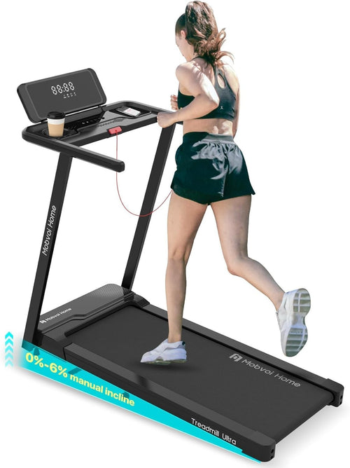 Smart AI Walking Pad Treadmill 2.5HP Foldable Incline Home Office