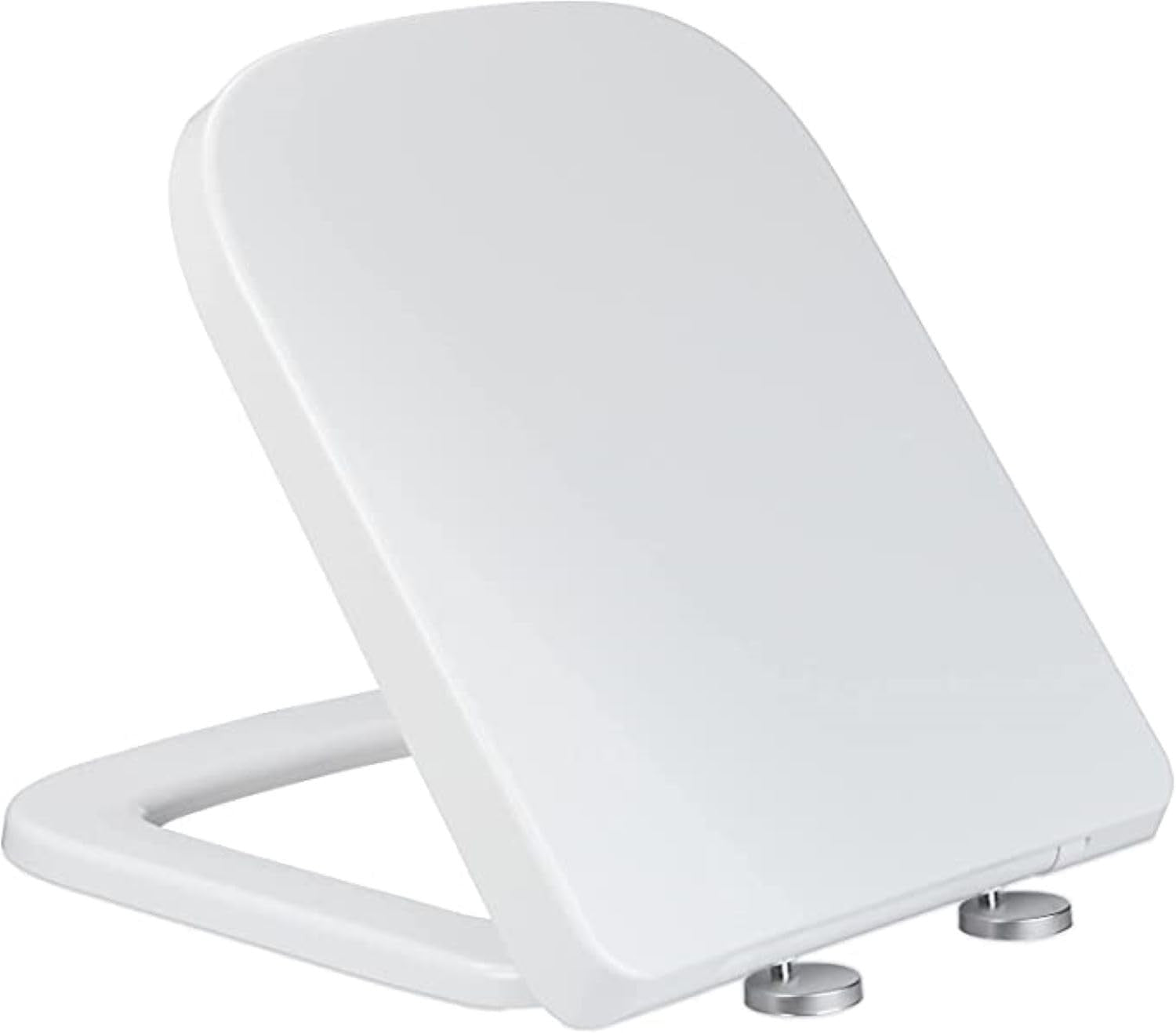 Rectangular Square Soft Close Toilet Seat Seat Quick Release Loo Seat Easy Clean