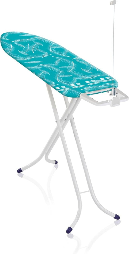 Compact Ironing Board 120x38cm Steam Fast Ironing Height Adjustable