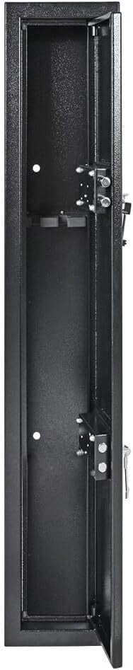 Secure 3-Gun Rifle & Shotgun Safe with 7-Level Lock, Black, 130x20x25cm