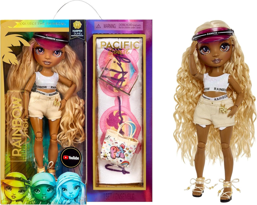 Fashion Doll Beach Outfit Interchangeable Legs Stand Sunglasses Tote