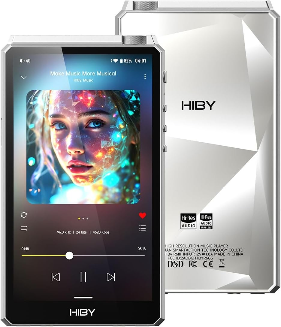 Hi Res Audio Player Class A/AB Android 12 2TB WiFi