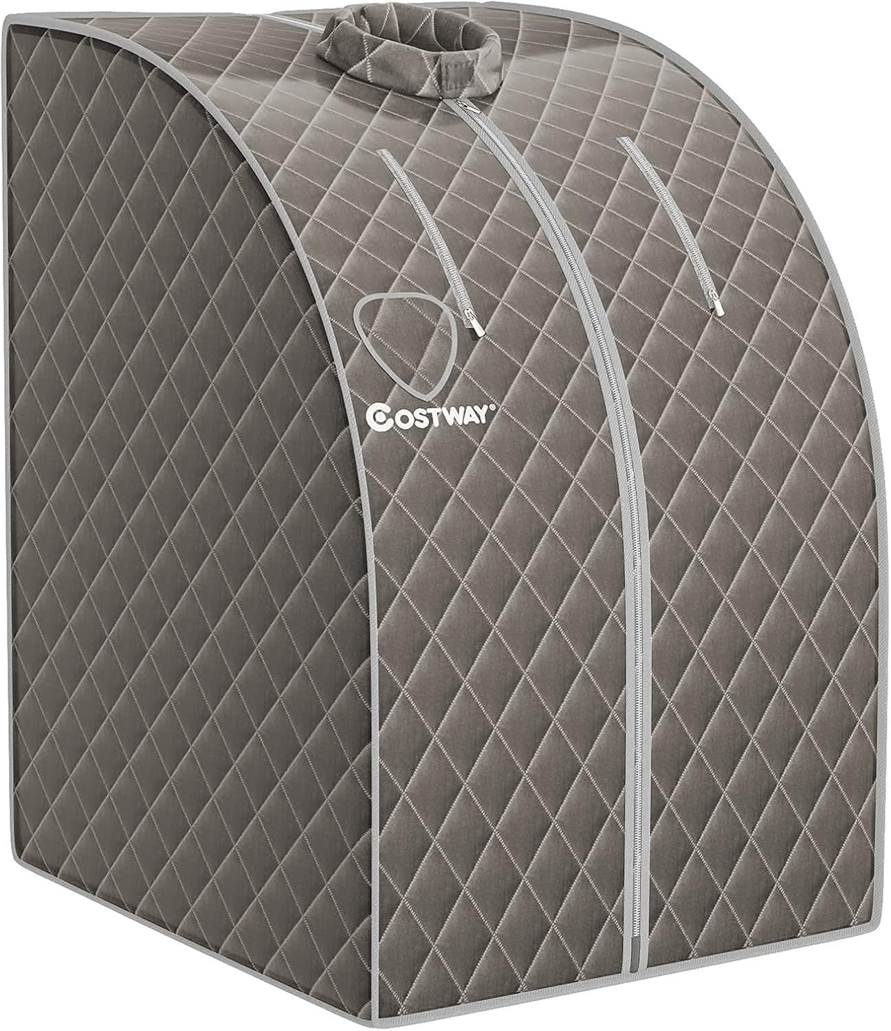 Portable Home Steam Sauna Tent – 3L 1000W, 9 Heat Levels + Chair (Grey)