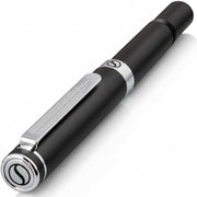 EDC Black Rollerball Pen Chrome Finish Super Fine Pocket Pen Model