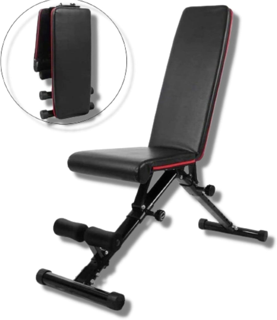 Foldable Adjustable Weight Bench Incline Decline Flat 400kg Home Gym