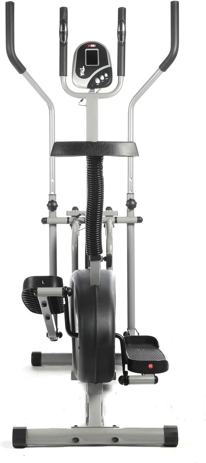 2-in-1 Elliptical Cross Trainer & Exercise Bike Full-Body Home Gym Machine