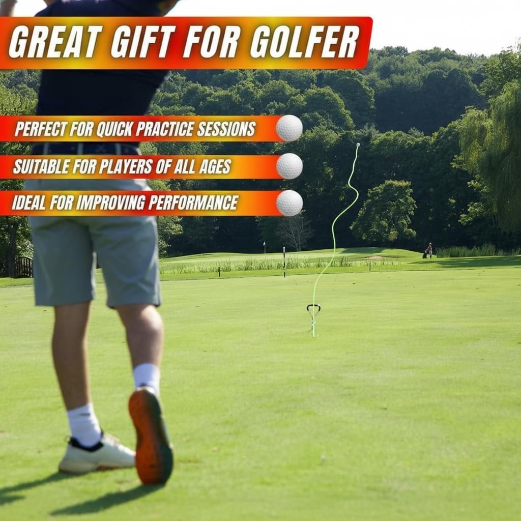Golf Swing Trainer Backyard Practice Ball Flight Feedback Aid