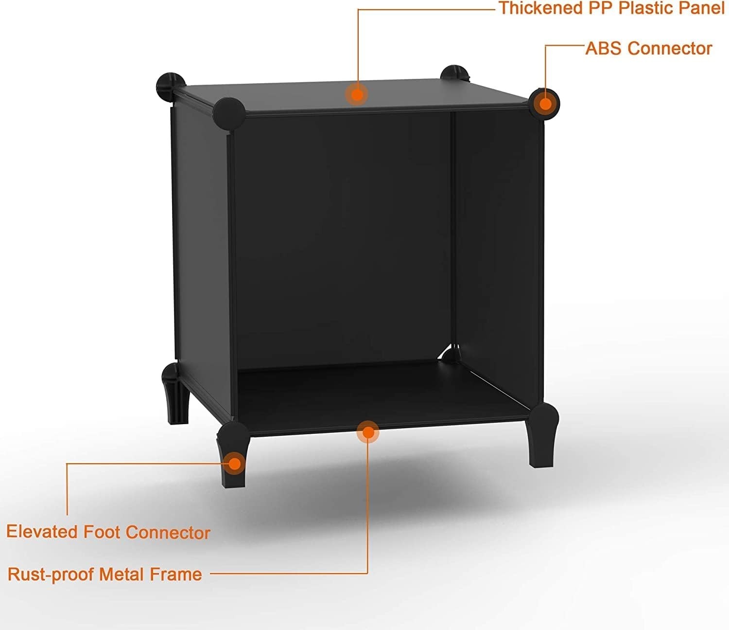 9-Cube Storage Unit Bookshelf – Modular DIY Shelves for Clothes, Toys, Books
