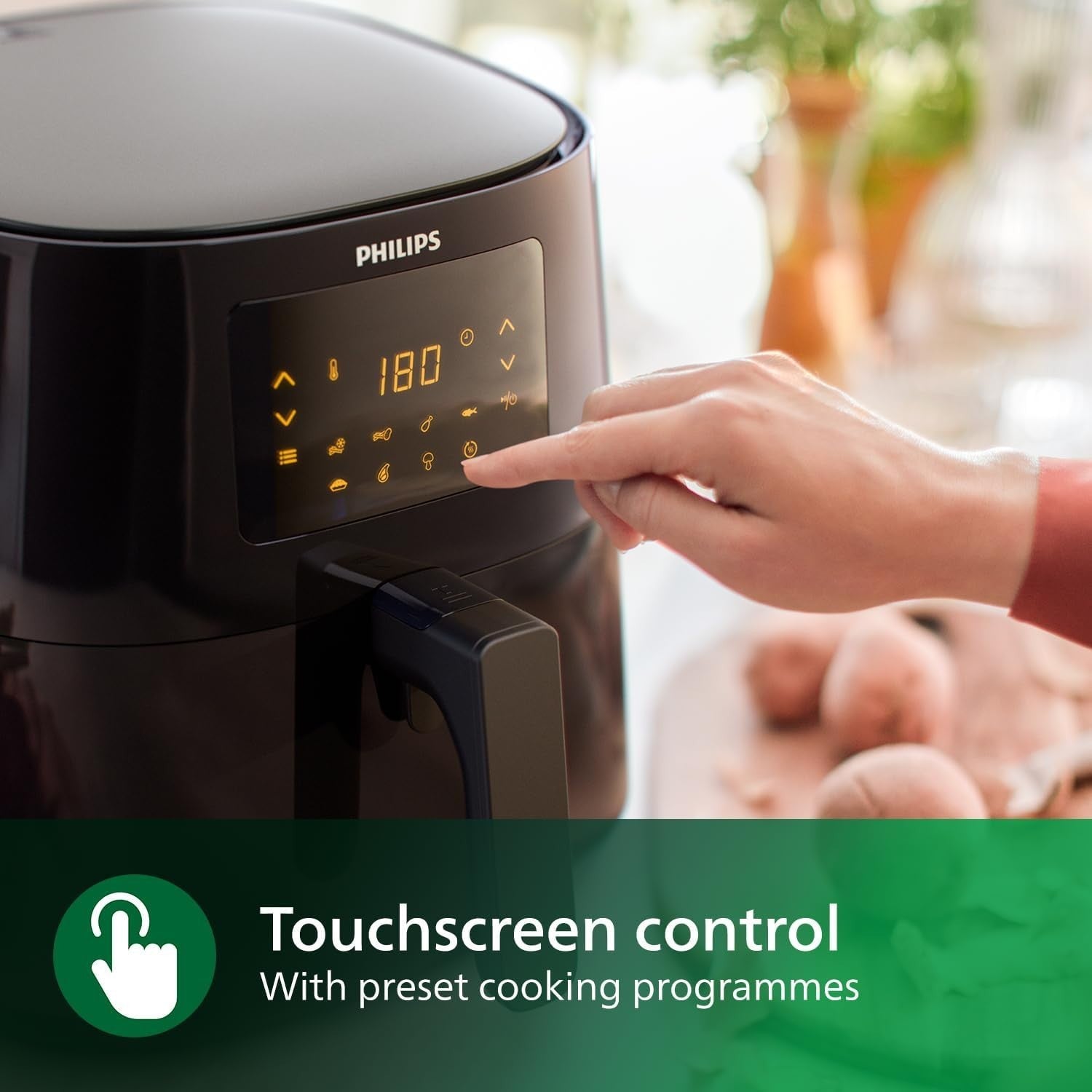 4.1L Air Fryer Digital Touch 13in1 Rapid Air 90% Less Fat Keep Warm