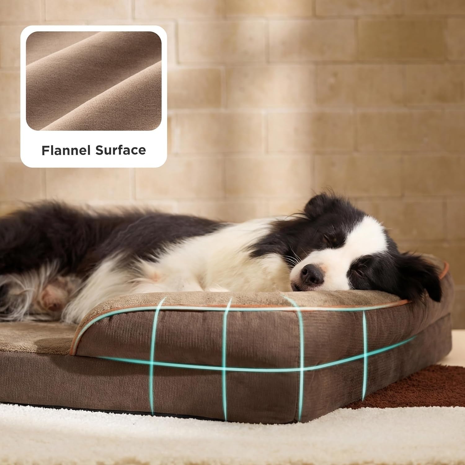 XL Orthopedic Dog Sofa Bed Waterproof Washable 106x80x16cm
