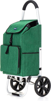 Large Lightweight Shopping Trolley 64L Wheeled Grocery Cart Collapsible