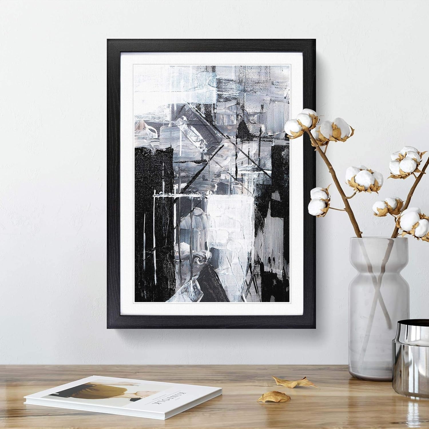 Abstract Art Painting Vol.335 by S.Johnson – Modern Framed Wall Art