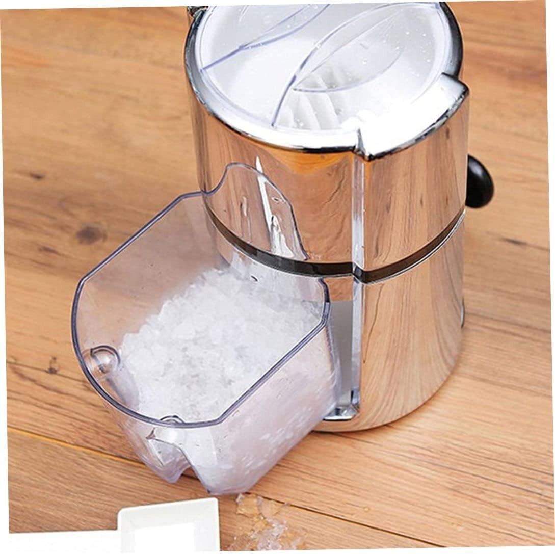 Manual Ice Crusher Snow Cone Maker Shaved Ice Slush Machine Portable