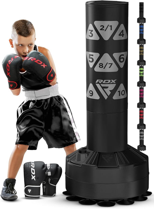 Kids Freestanding Kickboxing Punch Bag 4FT Heavy Duty Target Set