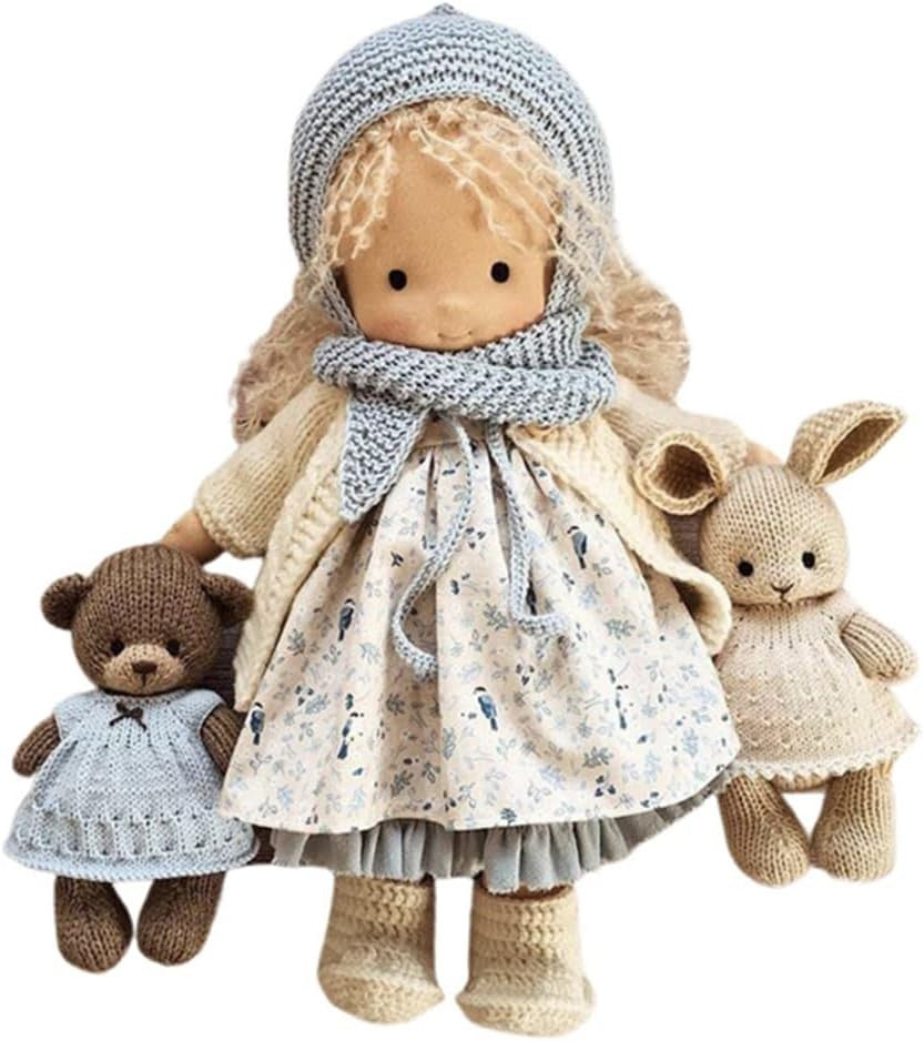 Handmade Kawaii Plush Doll Soft Cotton Cute Gift for Kids
