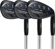 Golf Wedge Set 52 56 60 Degree Forged High Toe Full Face Milled