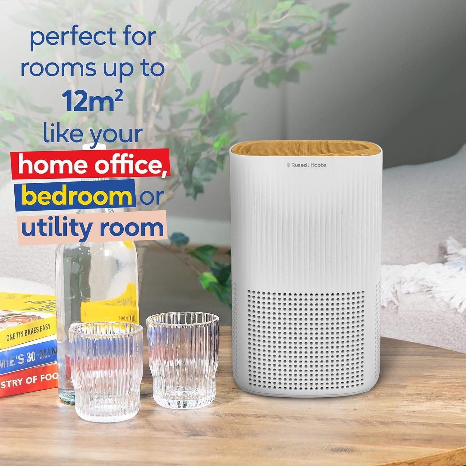 Mini Air Purifier CADR 100m³/h Bedroom Allergy Odor LED Aroma