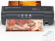 A4 Laminator Machine Never Jam Fast 270mm Min + 60 Pouches