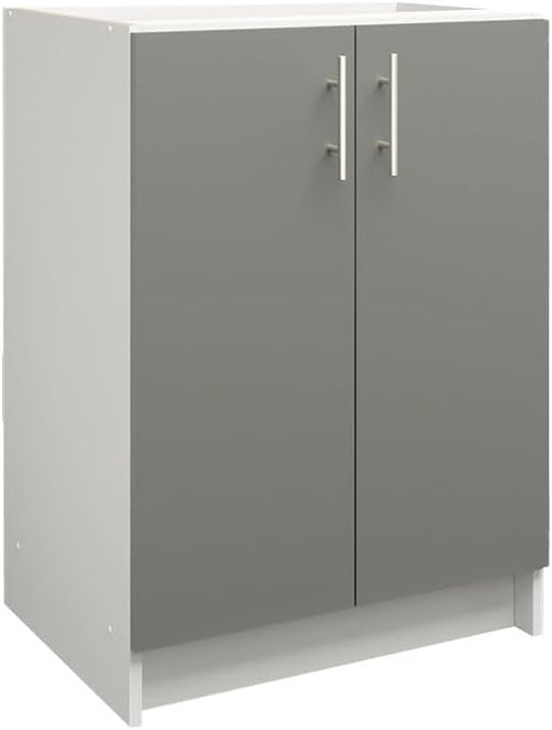 600mm Grey Matt Kitchen Base Cabinet Cupboard Storage Unit Modern