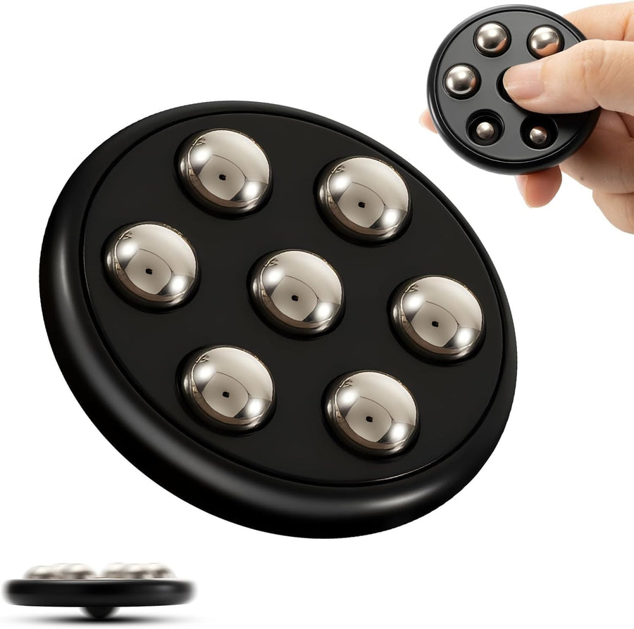 Metal Push Pop Scroll Spin Fidget Toy Stress Relief Focus EDC