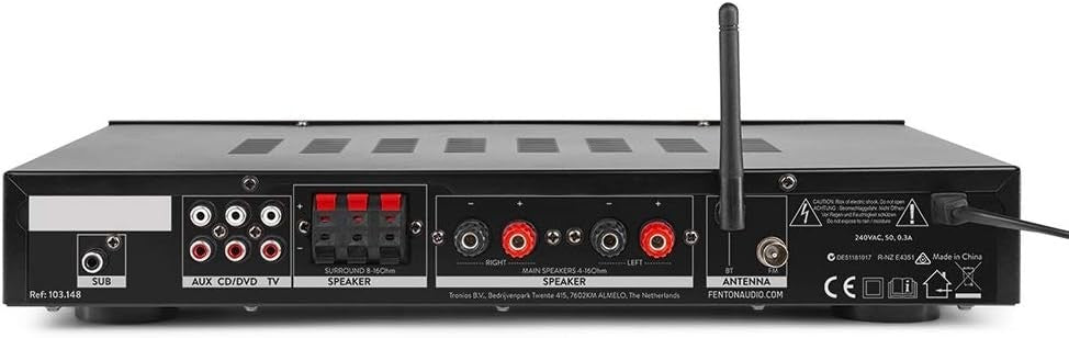 Home Cinema Surround Sound System Bluetooth Amplifier USB AUX Radio Description