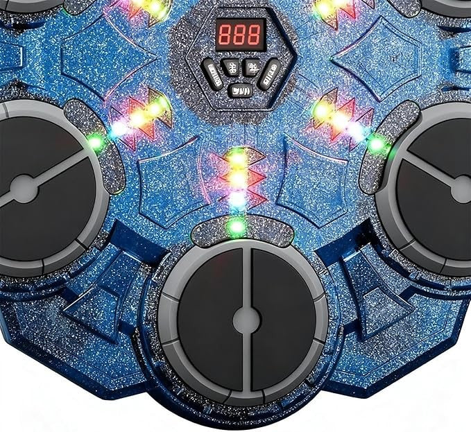 Wall Punching Pad LED Music Boxing Machine 9 Speed Indoor Home Trainer