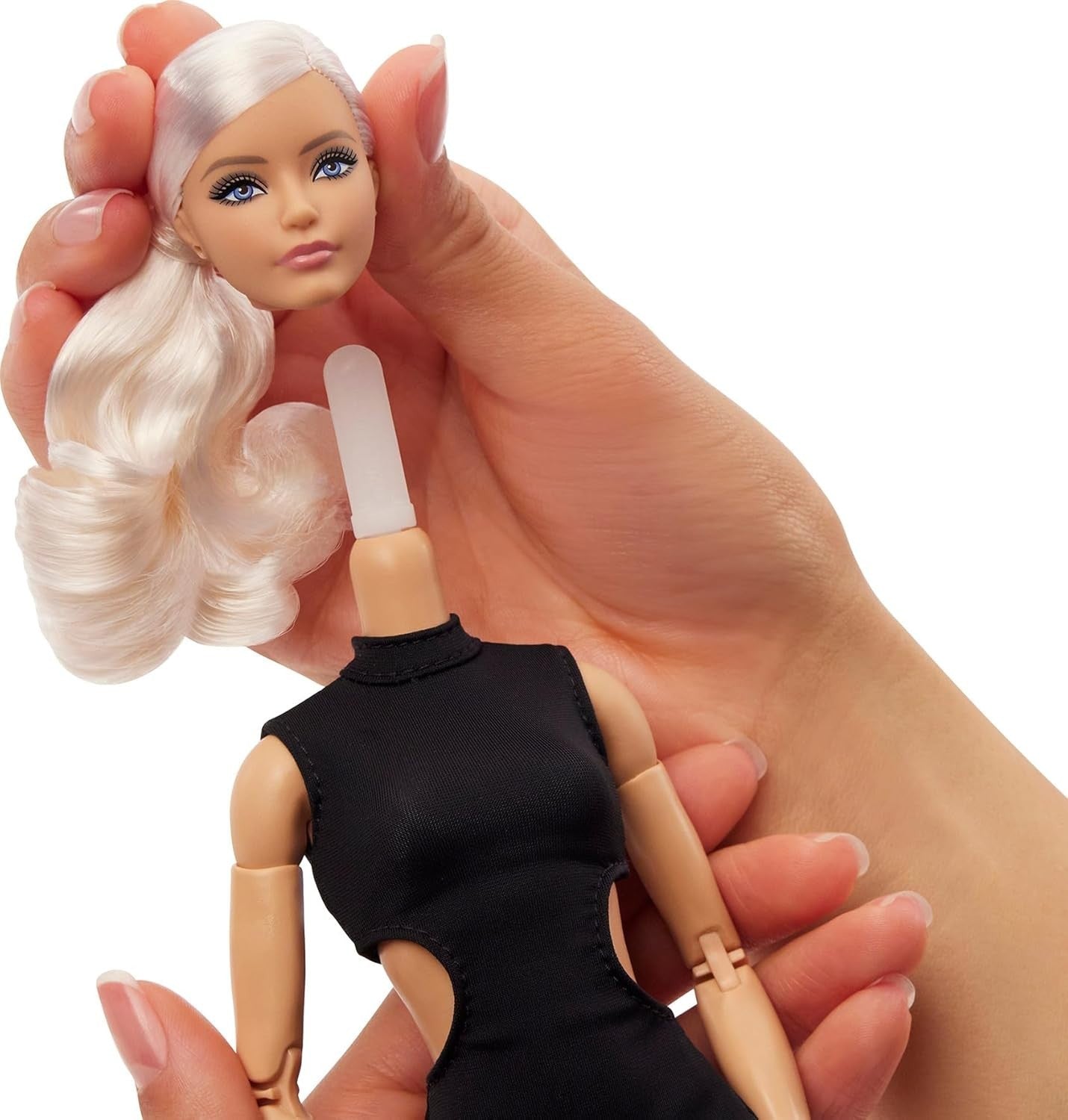 Collector Fashion Doll Black Mini Dress Gladiator Boots Posable