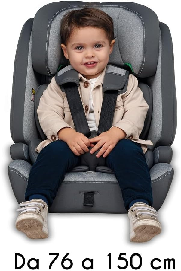 i-Size Child Car Seat 76–150cm R129 Adjustable Harness Side Impact Safe