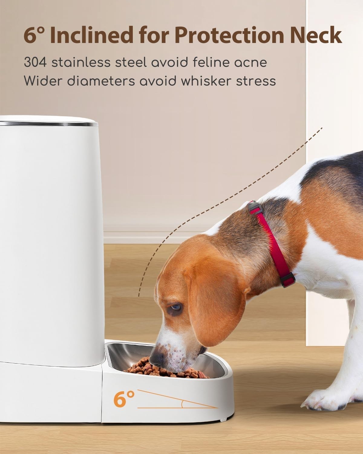 4L WiFi Automatic Cat Feeder Smart App Control Food Dispenser Timer