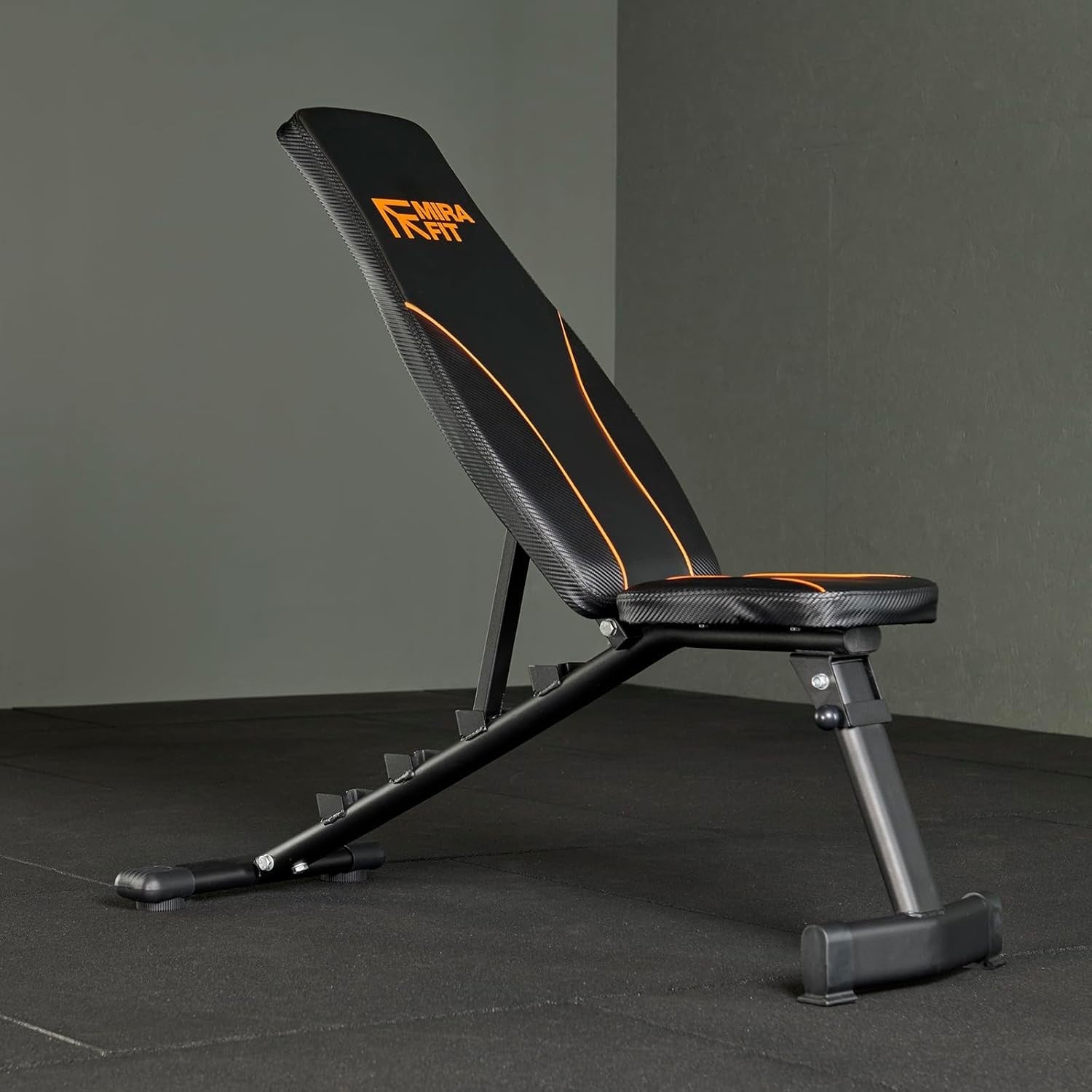 Foldable Adjustable Weight Bench Flat Incline Compact Home Gym