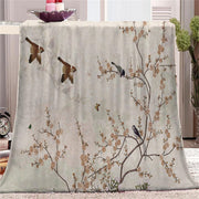 Dog Head Animal Weighted Blanket 180x220 cm Flannel for Sofa & Bed