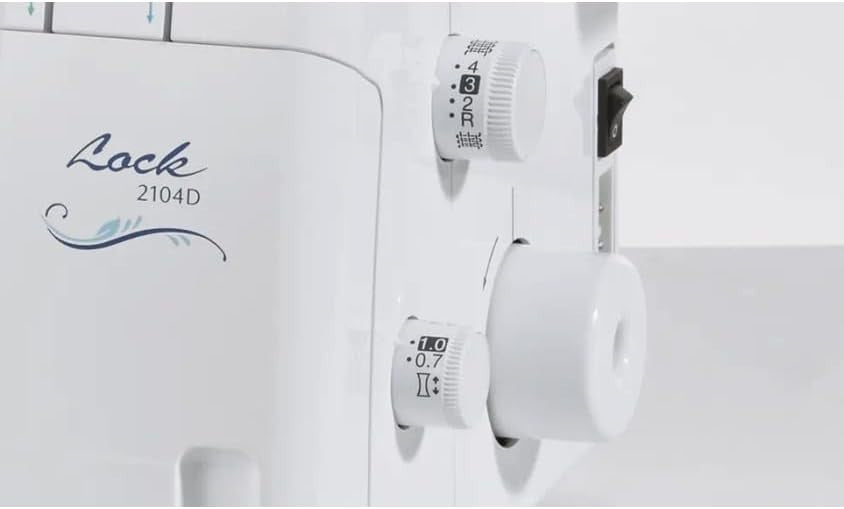 4 Thread Overlocker Serger Free Arm LED Differential Feed