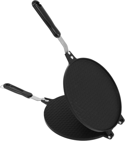 Non-Stick Waffle Cone & Egg Roll Pan | 22cm Aluminum Crepe Maker for Gas Stove
