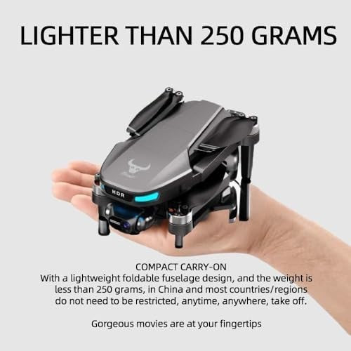 4K GPS Drone with 3-Axis Gimbal, 360° Obstacle Avoidance, 2 Batteries
