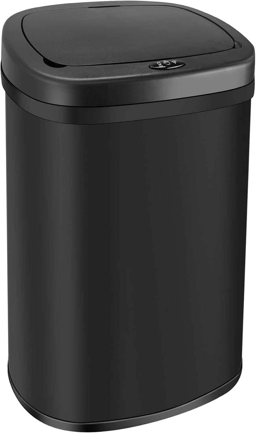 58L Automatic Sensor Kitchen Bin Touchless Stainless Steel Black